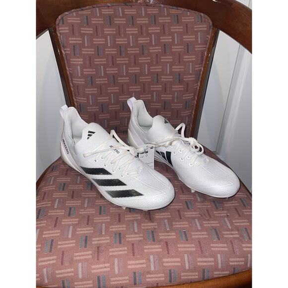 adidas Other - NEW Men’s 12 SM Adidas Adizero Electric + Football Cleats White Black IH7451